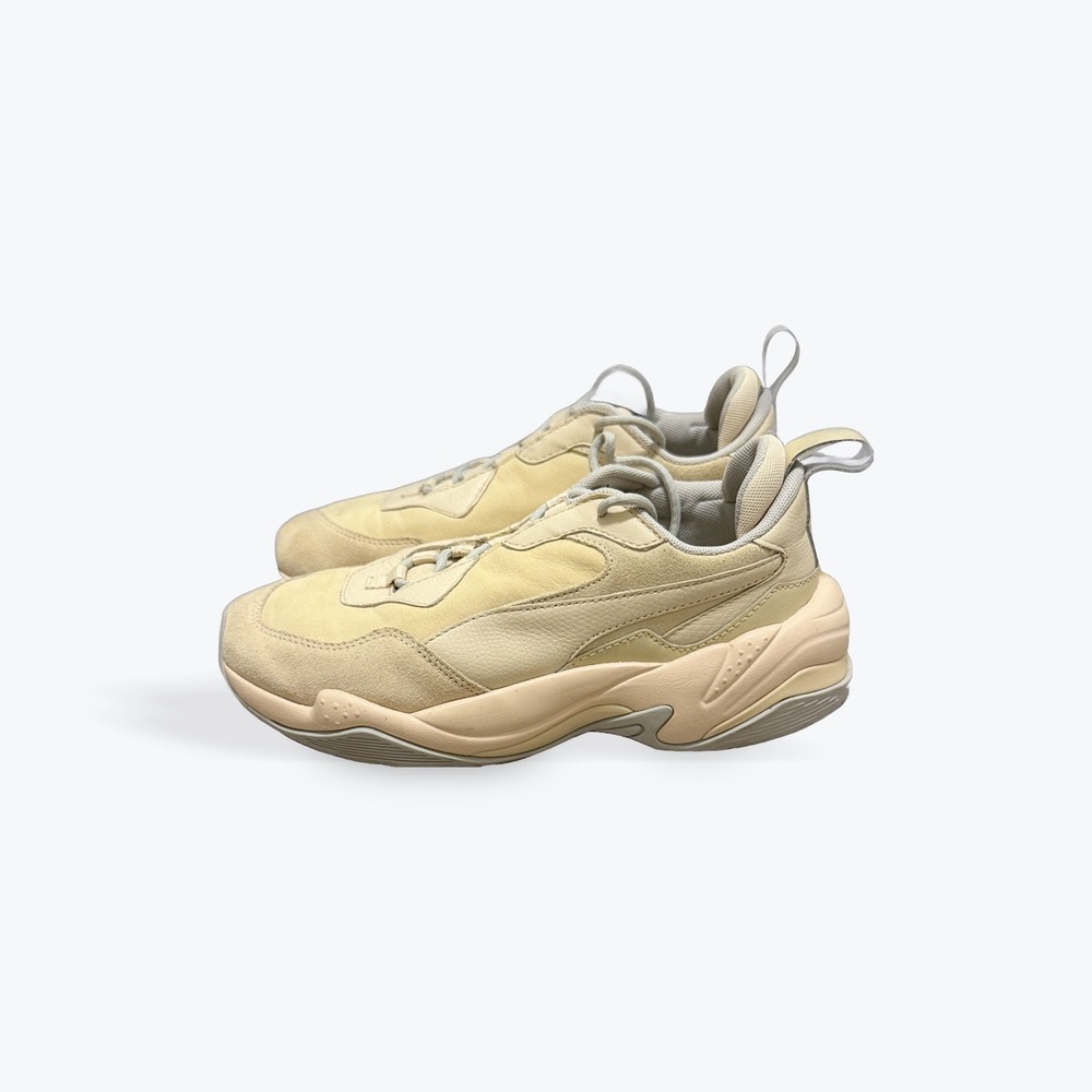 Puma Thunder Desert Particle‎ Beige Leather Suede Chunky Sneakers Womens 7
